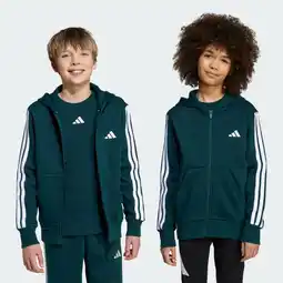 Decathlon Adidas Sport J 3S Fl Fz Hd Sweatshirt Kind aanbieding