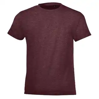 Decathlon Kinderen/Kinderen Heather Normaal TShirt (Ossenbloed) aanbieding