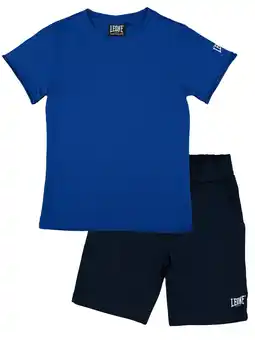 Decathlon Complete set voor kinderen in katoen met Leone Timeless t-shirt en short aanbieding