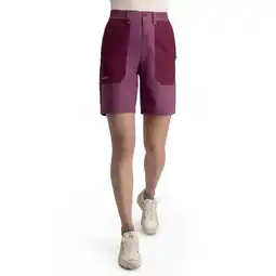 Decathlon Dames Wandelen waterafstotende wandelshort Solara Purple Paars aanbieding