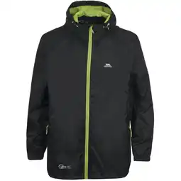 Decathlon Kinderen/Kinderen Qikpac Waterdichte Packaway Jacket (Zwart) aanbieding