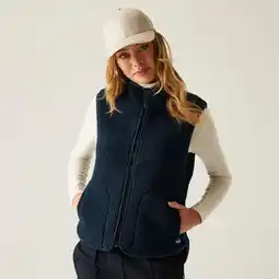 Decathlon Frankie teddy fleece gilet bodywarmer met rits voor dames aanbieding