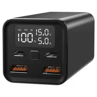 Decathlon Power Bank LEOTEC LEPOW65W20K Zwart aanbieding
