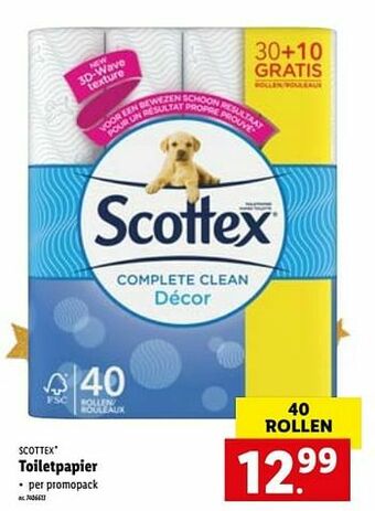 Lidl Toiletpapier aanbieding