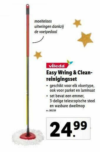 Easy wring + cleanreinigingsset