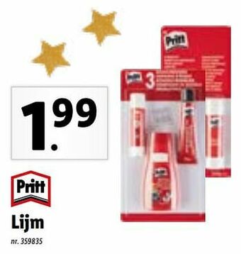 Lidl Lijm aanbieding