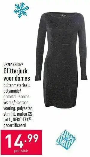 Glitterjurk voor dames