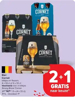 Carrefour Bier Cornet aanbieding
