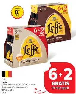 Carrefour Bier Leffe aanbieding