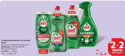 Carrefour Handafwasmiddelen en sprays Dreft aanbieding