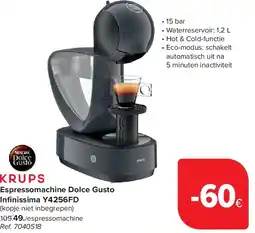 Carrefour Espressomachine Dolce Gusto Infi nissima Y4256FD aanbieding