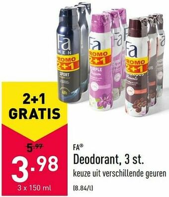 ALDI Deodorant aanbieding