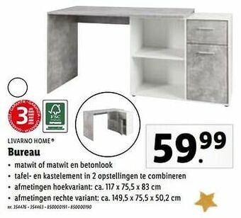 Lidl Bureau aanbieding