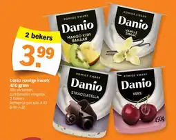 Albert Heijn Danio romige kwark 450 gram aanbieding
