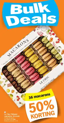Albert Heijn Le Chic Pâtissier macarons 36 stuks aanbieding