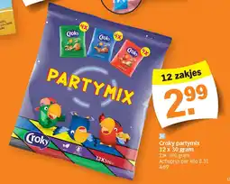 Albert Heijn Croky partymix 12 x 30 gram aanbieding