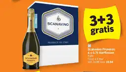 Albert Heijn Scanavino Prosecco 6 x 0.75 literflessen aanbieding