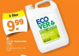 Albert Heijn Ecover afwasmiddel 5 liter aanbieding