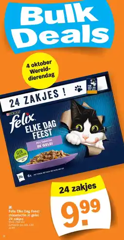 Albert Heijn Felix Elke Dag Feest mixselectie in gelei 24 zakjes aanbieding