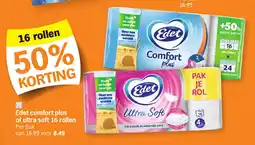 Albert Heijn Edet comfort plus of ultra soft 16 rollen aanbieding