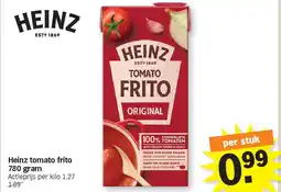 Albert Heijn Heinz tomato frito 780 gram aanbieding