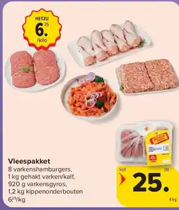 Carrefour Vleespakket aanbieding