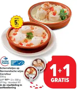 Carrefour Scharrolletjes op Normandische wijze Carrefour aanbieding