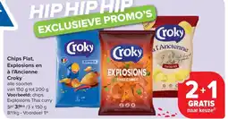Carrefour Chips Flat, Explosions en à l’Ancienne Croky aanbieding