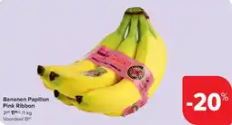 Carrefour Market Bananen Papillon Pink Ribbon aanbieding