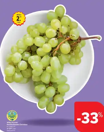 Carrefour Market Witte druiven aanbieding