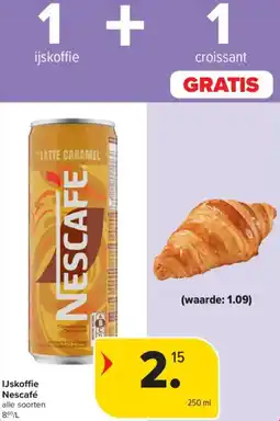 Carrefour Market Nescafé IJskoffie aanbieding