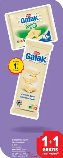 Carrefour Market Galak Chocoladerepen en -tabletten aanbieding