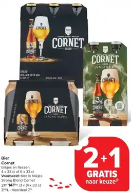 Carrefour Market Cornet bier aanbieding