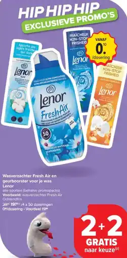 Carrefour Market Lenor Wasverzachter Fresh Air en geurboorster voor je was aanbieding