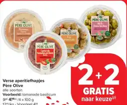 Carrefour Market Père Olive Verse aperitiefhapjes aanbieding