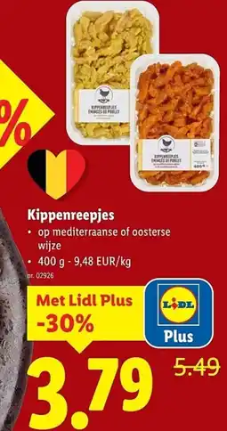 Lidl Kippenreepjes aanbieding