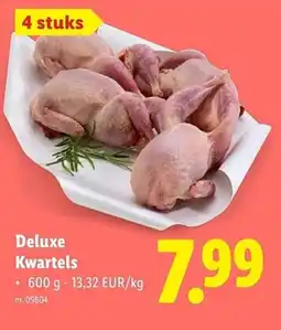 Lidl Deluxe Kwartels aanbieding