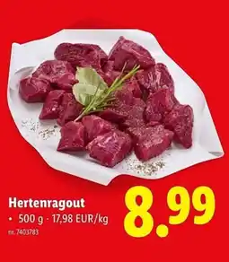 Lidl Hertenragout aanbieding