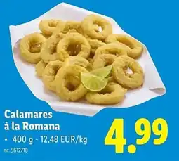 Lidl Calamares à la Romana aanbieding