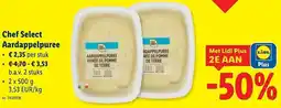 Lidl Chef Select Aardappelpuree aanbieding