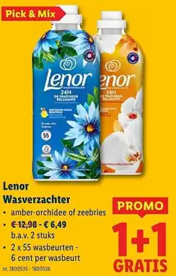 Lidl Lenor Wasverzachter aanbieding