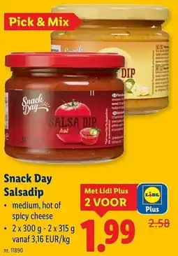 Lidl Snack Day Salsadip aanbieding