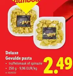 Lidl Deluxe Gevulde pasta aanbieding