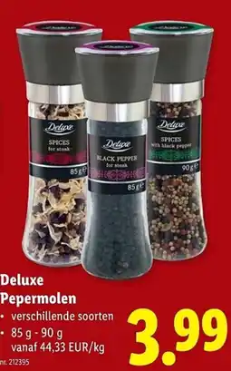 Lidl Deluxe Pepermolen aanbieding
