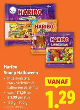 Lidl Haribo Snoep Halloween aanbieding