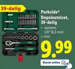Lidl Parkside Dopsleutelset, 39-delig aanbieding