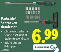 Lidl Parkside Schroeven draaierset aanbieding