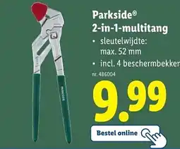 Lidl Parkside 2-in-1-multitang aanbieding