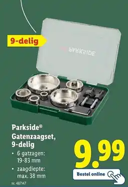 Lidl Parkside Gatenzaagset aanbieding
