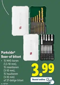 Lidl Parkside boor-of bitset aanbieding